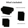 thumbnail image 5 of CAVENDY Underarm Crutch Pads & Hand Grip Covers, 4-Piece Set, Non-Slip, Washable, Universal Fit, 5 of 7