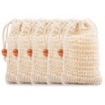 thumbnail image 1 of Bolsas de jabón para ducha, paquete de 30, bolsa de ahorro de jabón de ramio natural, bolsa de malla para jabón casero con cordón, 1 of 7
