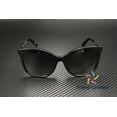 thumbnail image 2 of COACH HC8271U 5002T3 Square Black Dk Grey Grad Polarized 57 mm Womens Sunglasses, 2 of 6