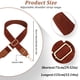 thumbnail image 5 of Sonducket Correa de bolso de PU de estilo clásico para bolsos, reemplazo directo y exquisita correa de bolso de hombro artesanal Bolsas de mensajero y de hombro Marrón, 5 of 6