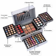 MISS ROSE 132 Colors Makeup Kit All in One,Professional Make Up Kit for Teenage Girl,Makeup Set for Women,Include Eyeshadow/Lipstick/Concealer/Lip Gloss/Eyeliner/Mascara/Makeup Brushes