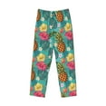 thumbnail image 4 of Goofa Pineapple Printed Soft Pajama Pants for Men, Wide Leg Comfy Casual Lounge Yoga Pants-Medium, 4 of 9