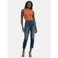 thumbnail image 2 of Time and Tru Women's High Rise Mom Jeans, 27" Inseam, Sizes 0-20, 2 of 5