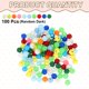thumbnail image 3 of Uxcell 100pcs Cuentas Redondas de Acrílico de Color Oscuro Aleatorio de 6mm Diámetro 1.9mm Agujero Bolas de Resina Plástica Sueltas para Hacer Joyas Pulseras Collares Aretes DIY, 3 of 7