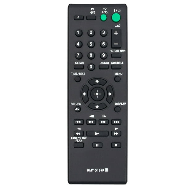 vereist herwinnen Typisch New RMT-D197P Replaced Remote Control Fit For Sony DVD Player DVP-SR370 DVP-SR170  DVP-SR510H DVP-SR110 - Walmart.com