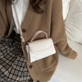 thumbnail image 4 of Bolso Mensajero Cruzado para Mujeres Con Bolsillo Interno PU Cuero Sólido Viajar Por, 4 of 9