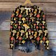 thumbnail image 1 of Xuyuer Women's Long Sleeve Hoodless Printed Casual Warm Sweatshirt, Cozy Pullover for Spring Comfort, Everyday Lounging and Seasonal Graphic Style, 1 of 5