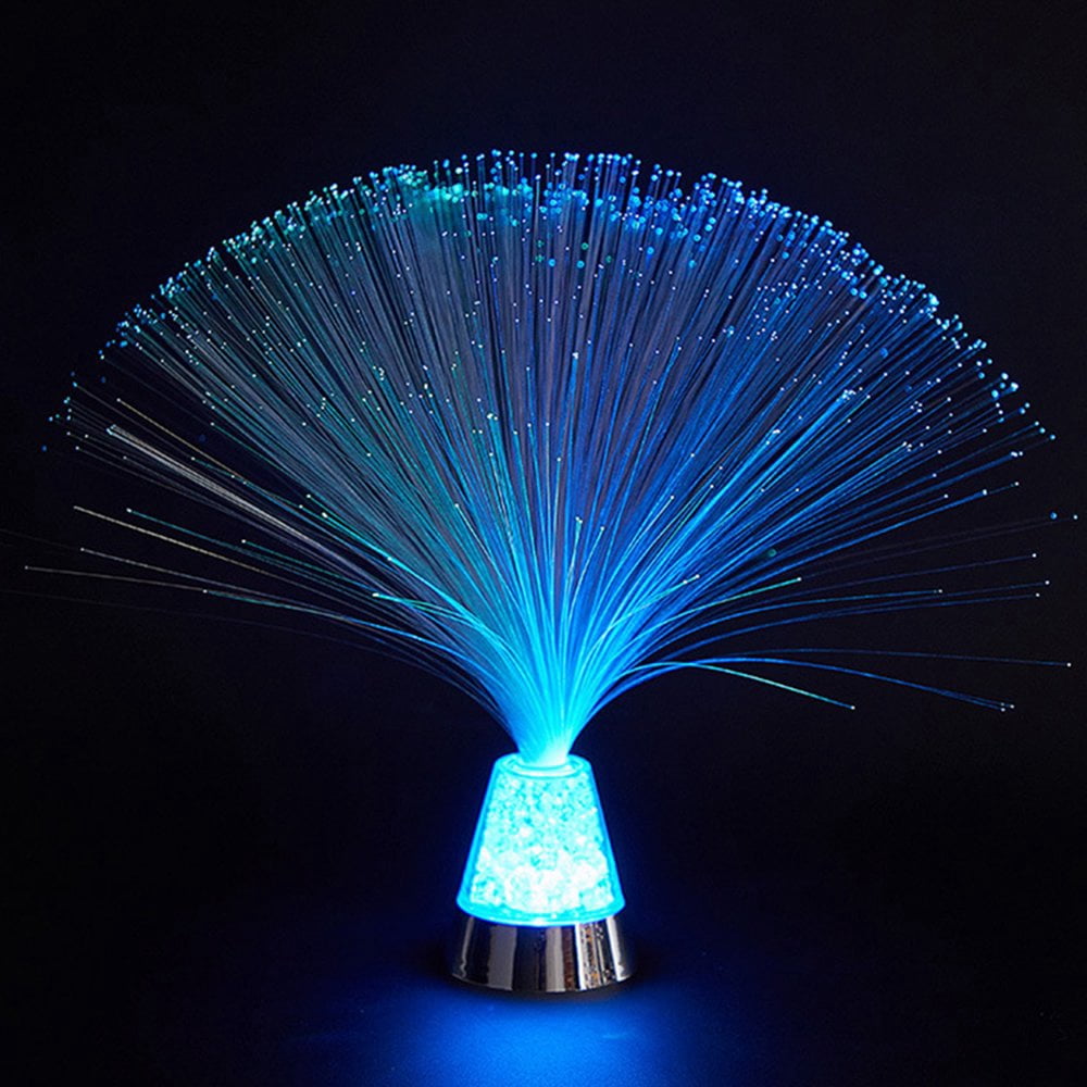 Lampe Fibre Optique Changeante De Couleur - Veilleuse LED Déco - 3 Piles AA (Non Incluses) - Pour Chambre