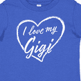 thumbnail image 4 of Inktastic I Love My Gigi in White Chalk Heart Boys or Girls Baby T-Shirt, 4 of 5