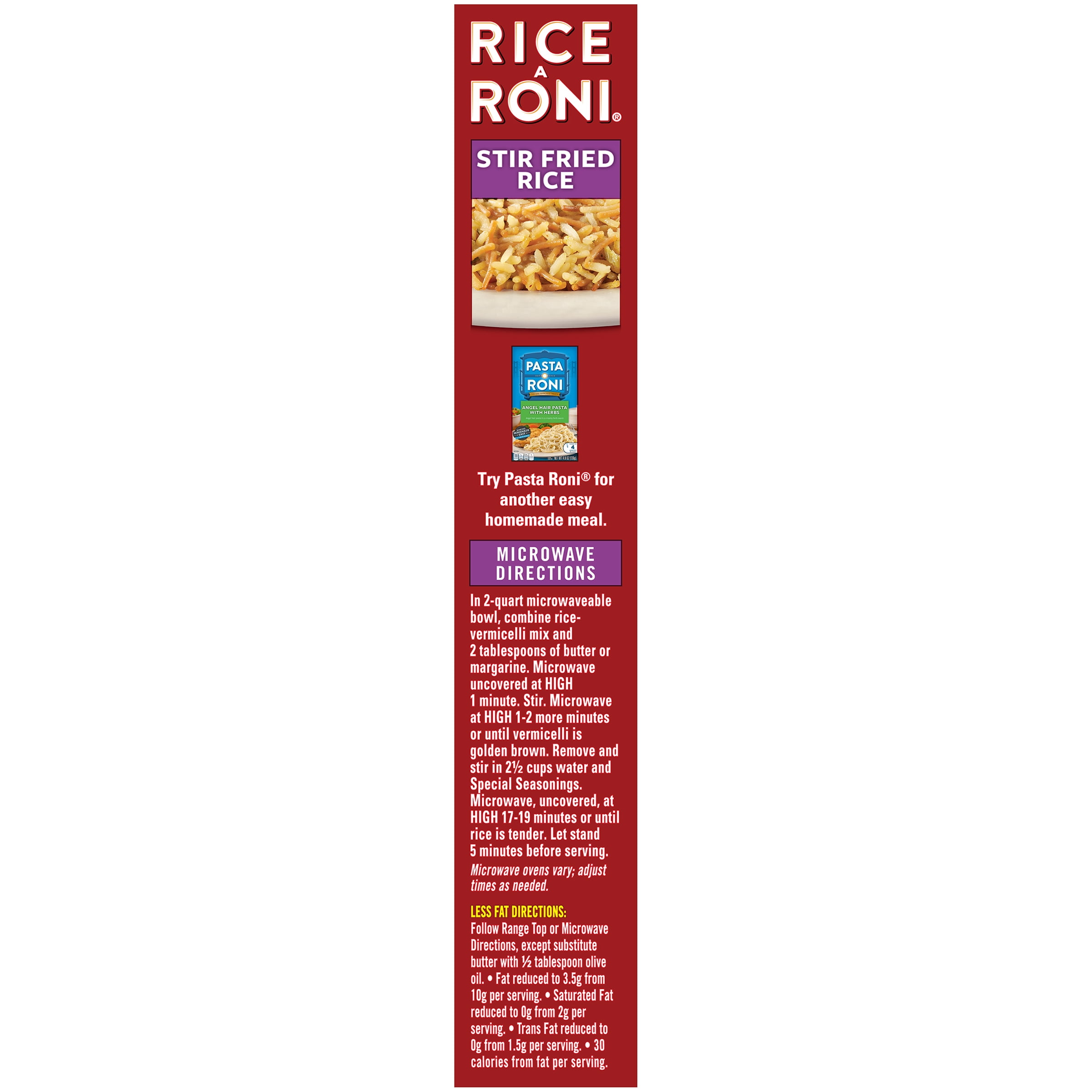Rice-A-Roni Stir Fried Rice Mix 6.2 oz. Box (Pack of 6)