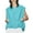 Sky Blue, variant on Women's Sleeveless Vest Jacket Zip Up Loose Fit Utility Cargo Pocket Coat Lightweight Casual Streetwear
