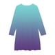 thumbnail image 4 of Odeerbi Niñas Manga Larga Gradiente Ballet Vestidos Stretchy A Line Twirly Skater Vestido Escuela Recital Cuello Redondo Vestido, 4 of 4