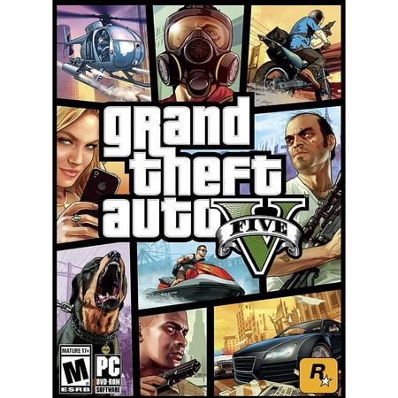 Grand Theft Auto V, Rockstar Games, PC, (Best Action Games For Pc)