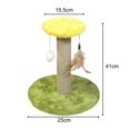 thumbnail image 2 of tredstone Cat Scratching Post Scratch Pole Gift Durable for Kittens Supplies Round Green, 2 of 9