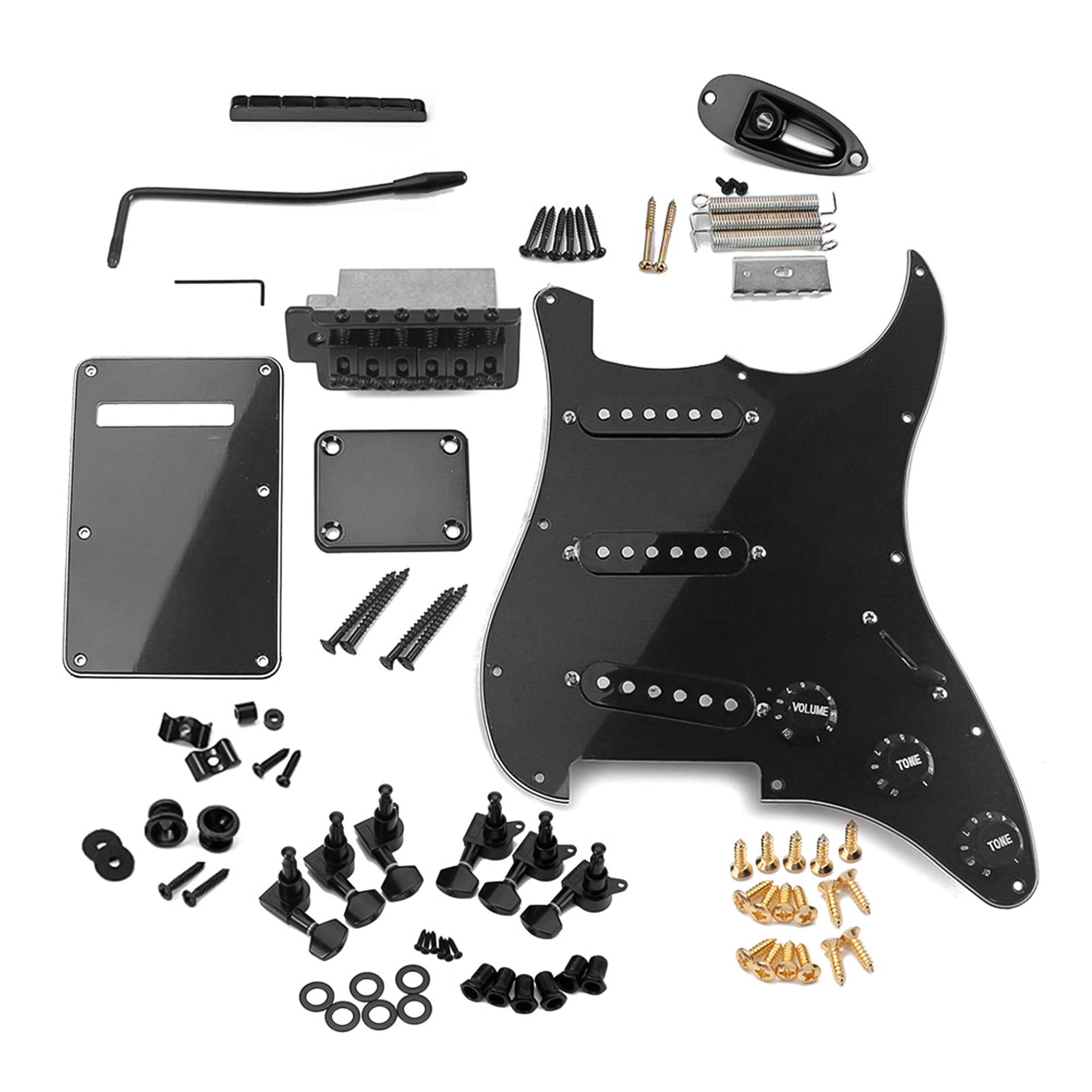 Electric DIY Set ST Style, Full Accessory Kit Build Your Own Guitar