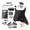 Black, variant on Riousery ST Style Electric Guitar Full Set DIY Accessory Kit Prewired Pickguard Bridge SSS Pickups Silver