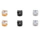thumbnail image 4 of Aretes Magnéticos, Lihtweight 6 Pares Piercing Clip De Acero Inoxidable En Aretes Desintoxicación Para Niñas Para Fiesta ANGGREK Redondo, 4 of 8