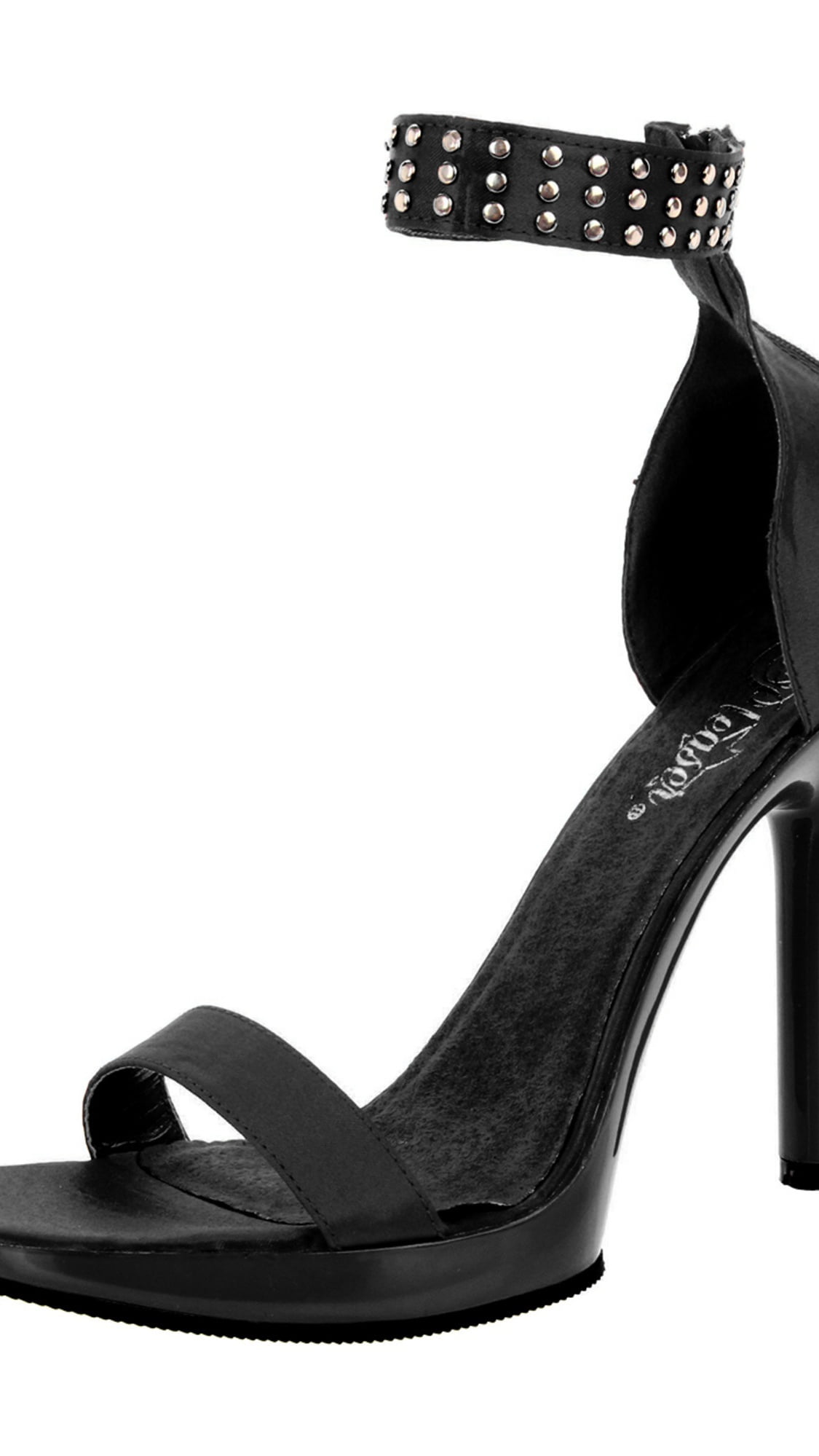 black satin slingback evening shoes