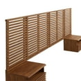 thumbnail image 4 of Pemberly Row Tête de Lit Moderne en Bois Format Très Grand et Tables de Nuit en Noyer, 4 of 7