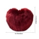 thumbnail image 3 of Almohadas, Cojines decorativos, Ropa de cama, Almohadas, Regalos para mujeres, Almohada de lana sintética en forma de corazón, Cojín de sofá de felpa de pelo largo para sala de estar, Almohada de rega, 3 of 6