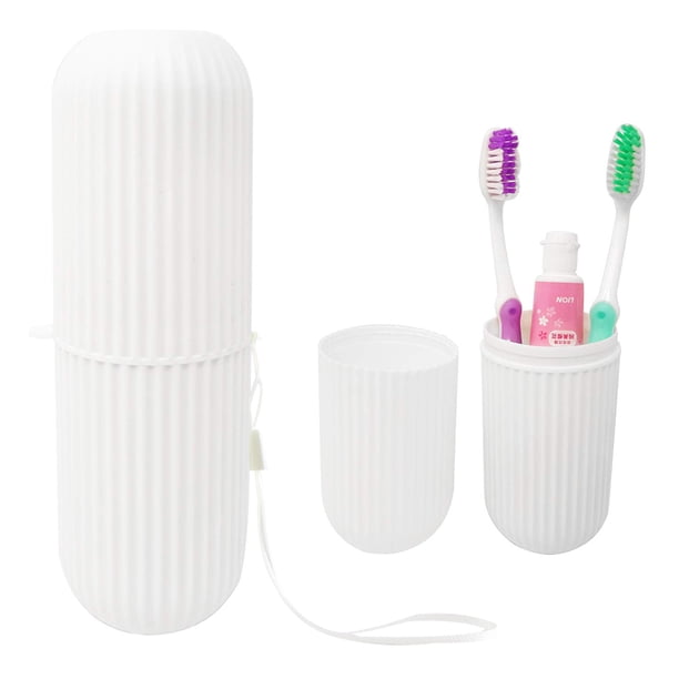 Conjunto portátil Simple de caja dental de caja de almacenamiento de taza de lavado de viaje para el hogar