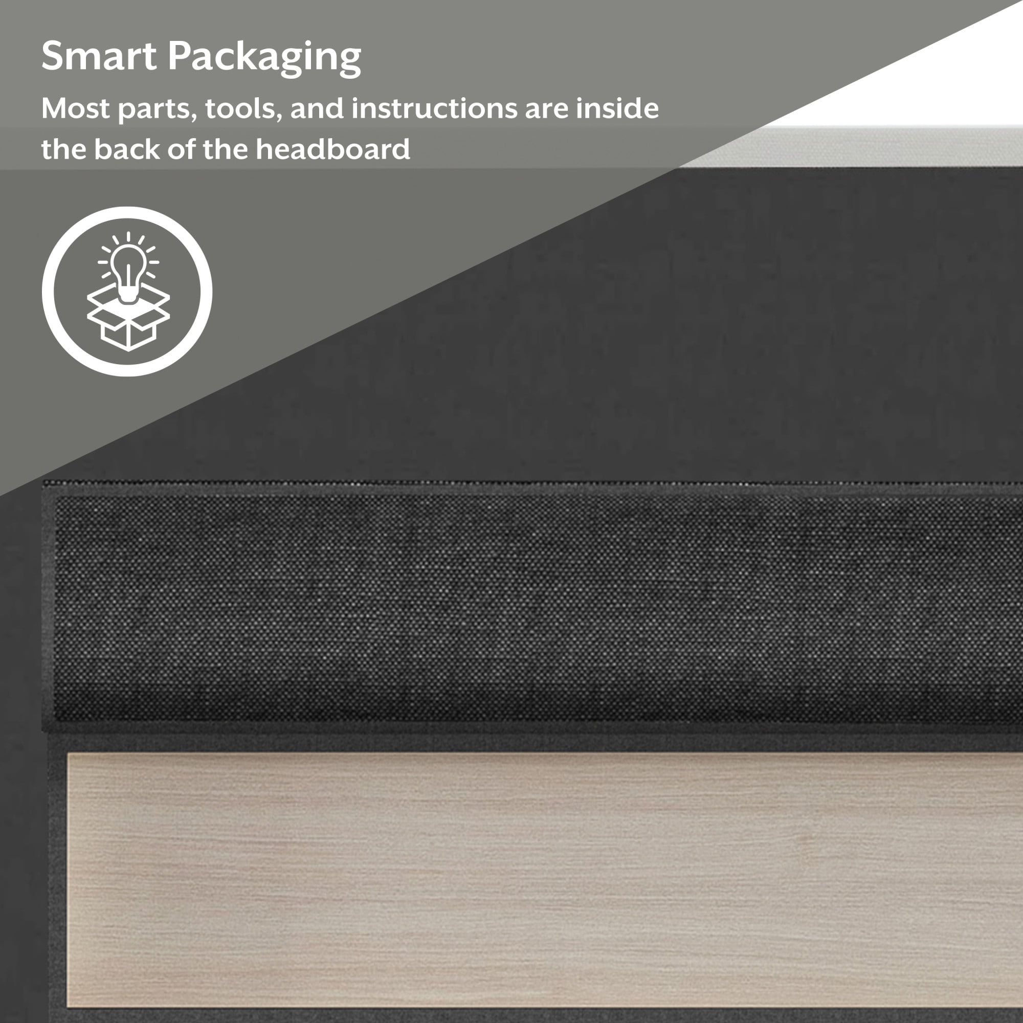 Better Homes & Gardens Juliet King Boucle Platform Bed, Ivory