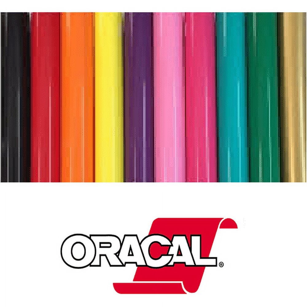 Oracal 651 Permanent Self-Adhesive Premium Craft Sticker Vinyl 12 inch x 5ft Roll - White Glossy, Size: 12 Inches by 5 Feet