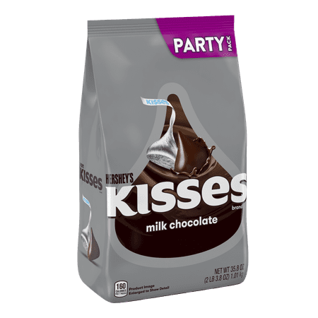 Hershey's, Kisses Milk Chocolate Party Bag, 35.8 (Best Chocolate For Coating)