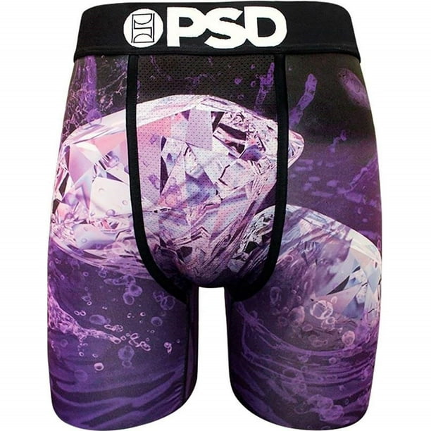 Download PSD - PSD Underwear Mens Purple Drip Boxer Brief Purple - Walmart.com - Walmart.com