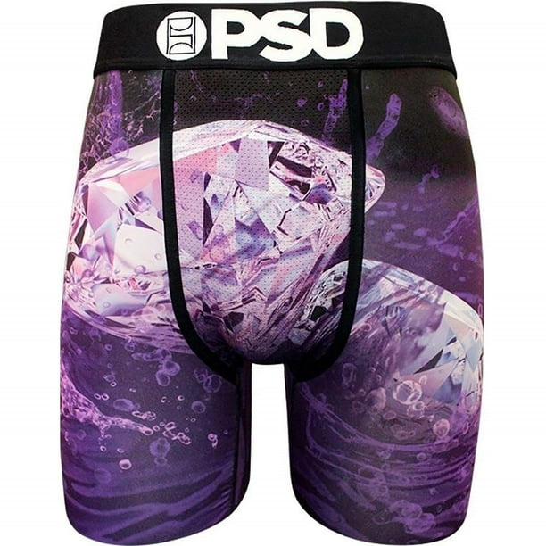 Download PSD - PSD Underwear Mens Purple Drip Boxer Brief Purple - Walmart.com - Walmart.com