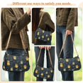 thumbnail image 4 of FORMRS Womens Shoulder Bag with Chain Strap Clutch Purse Cute Tote Handbag, Orange Fireflies Pattern, 4 of 7