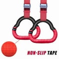 thumbnail image 3 of HLONKGymnastics Rings Kid Sport Toy Non-Slip Gym Rings With Swing Adjustable Straps Pull-up Workout Gymnastics Fitness Equipment Toy, 3 of 9