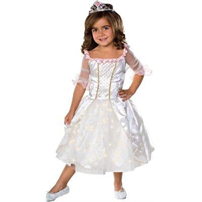 costume child's fairy tale princess costume with fiber optic light twinkle skirt small