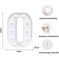 thumbnail image 3 of LED Letter Lights Alphabet Light Up Letters Sign Night Light For Home Bar Party Wedding Birthday Decoration Battery Powered Christmas Lamp, 3 of 7