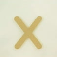 thumbnail image 3 of Package of 1, 18 Inch X 1/2" Thickness MDF Letter X in The Gotham Rounded Font, Thick, Upper Case for Art & Craft Project, Made in USA, 3 of 4