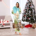 thumbnail image 6 of IAUYY Unisex Adult Onesie Pajamas Ultra-Soft Crystal-Soft Fabric, Halloween Adult Onesie Pajamas Adults,With a Zipper Plus Size Onesie Pajamas, Cute Little Sheep, 6 of 7