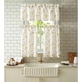 thumbnail image 3 of dinii Vegetables Slub Kitchen Curtains Window Tier Valance Set Farmhouse Short Café Bathroom Window, 3 of 6