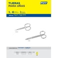 thumbnail image 2 of Tijeras Acero Inoxidable 4 1/2 In Para Uñas Hogar Casa Foy FOY TIJU4, 2 of 3