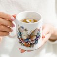 thumbnail image 5 of EUDIDV Decorative Ceramic Mug 3 D Dragonflys Butterflys Ceramic Coffee Mark Cup Tea Water Cup Large Ceramic Mug, 5 of 6