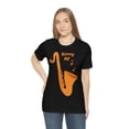 thumbnail image 6 of Saxy Af Saxophone Music Fashion Unisex Jersey Short Sleeve All Sizes Tee, 6 of 10