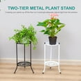 thumbnail image 4 of Labymos Two-Tier Metal Plant Stand Flower Pot Holder Planter Shelf Display Rack Storage Organizer for, 4 of 8