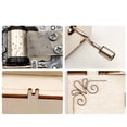 thumbnail image 4 of Wood Hand Cranked DIY Music Box Game Music Theme Christmas Gift, 4 of 8