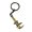 Golden, variant on Naierhg Mini Measuring Gauging Tool Pendant Key Ring Caliper Slide Ruler Keychain