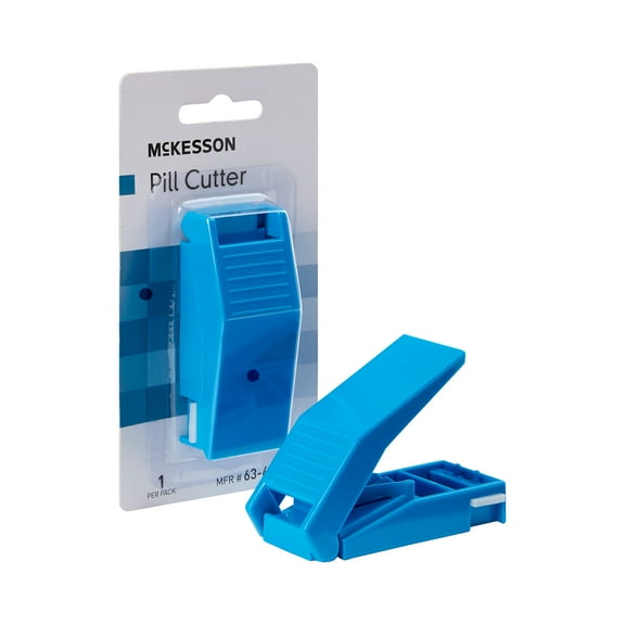 McKesson Pill Cutter for Large and Small Medications and Vitamins, 1 Count