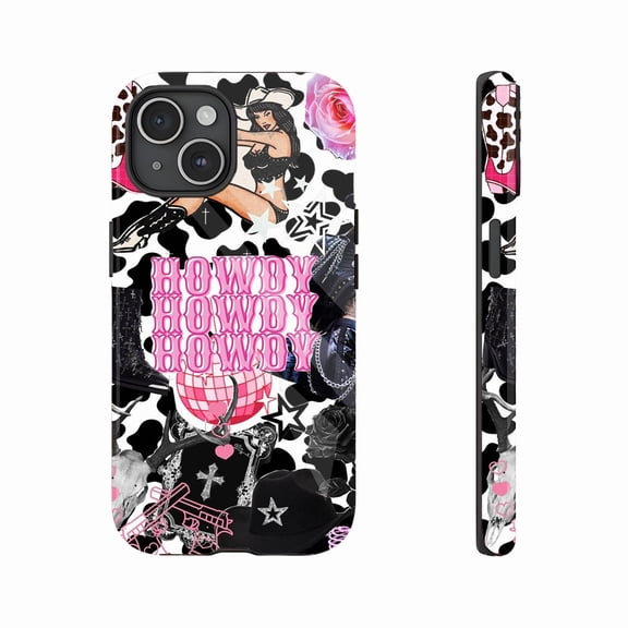 Western Punk Rose Skull Phone Case for Z Generation Teens with Edgy Design Compatible with iPhone 11/12/13/14/15/16 (Pro Max/Plus)