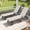 Khaki, variant on Domi Outdoor Chaise Lounge Chairs Set of 2, HDPE Patio Pool Loungers with Wheels, 5-Position Adjustable Reclining Chairs for Sunbathing, Lawn & Deck, Navy Blue