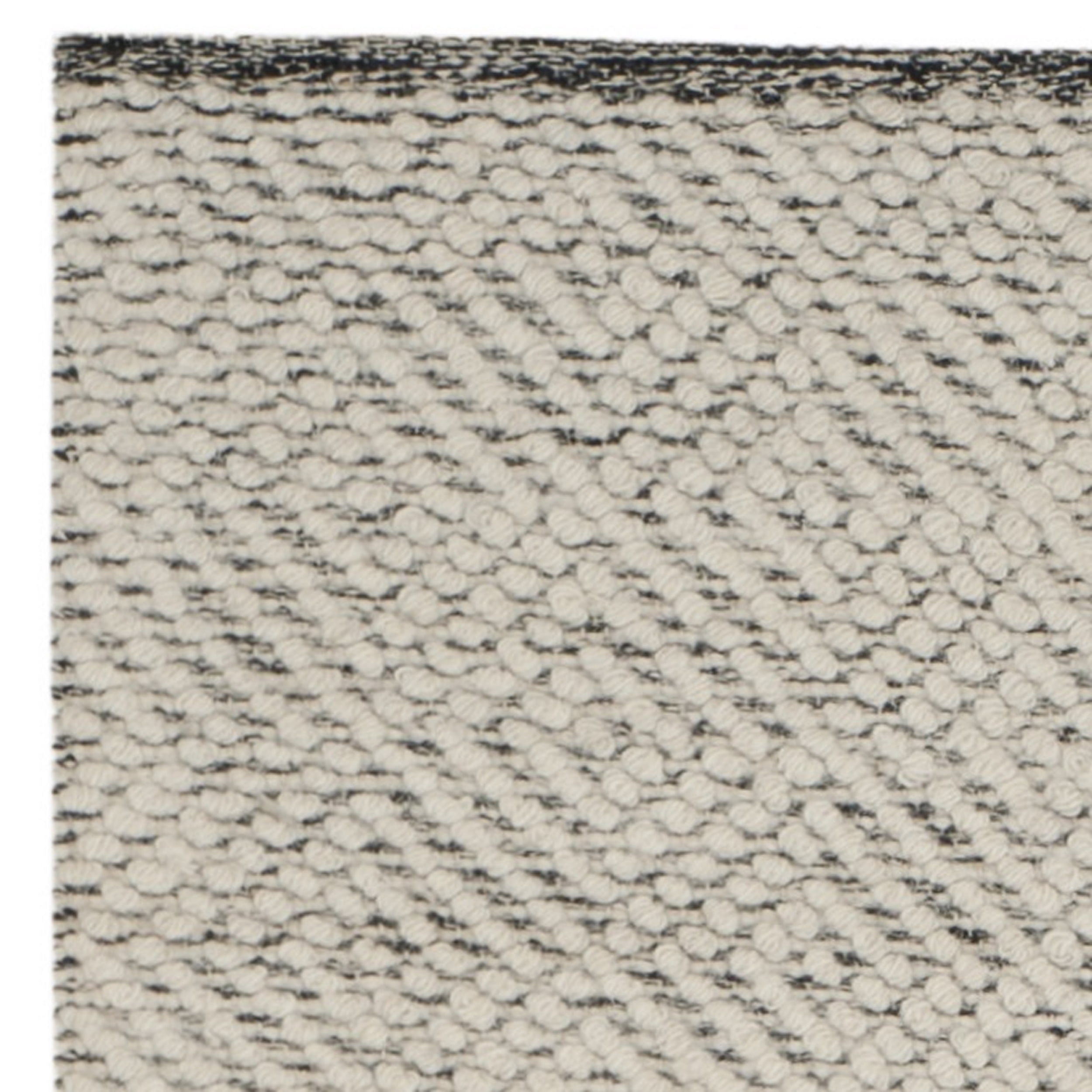 SAFAVIEH Natura Eanna Geometric Wool Runner Rug, Ivory/Light Grey, 2'3" x 10'
