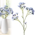 thumbnail image 3 of Artificial Single Stem Fabric Flower Lifelike Faux Floral Spray For Vase Wedding Home Decor, 3 of 10