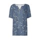 thumbnail image 4 of Fiudx Ofertas Flash Del Día Camiseta con Botones y Cuello En V de Manga Corta Estampada a La Moda para Mujer, 4 of 5