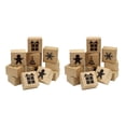 thumbnail image 1 of 60 Cajas de Cartón Kraft para Galletas de Panadería, 4 x 4 x 2,5 Pulgadas, Ventana Emergente Automática para Cupcakes de Navidad, Galletas, Brownies, Donas, 1 of 6